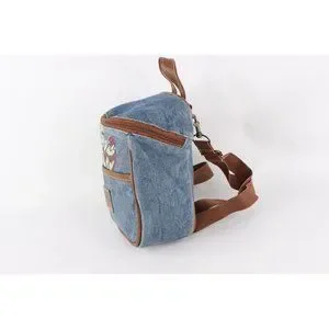 Vintage 90s Distressed Looney Tunes Spell Out Denim Mini Backpack Bag Blue Vintage Vintage 90s Distressed Looney Tunes Denim Mini  main image 4
